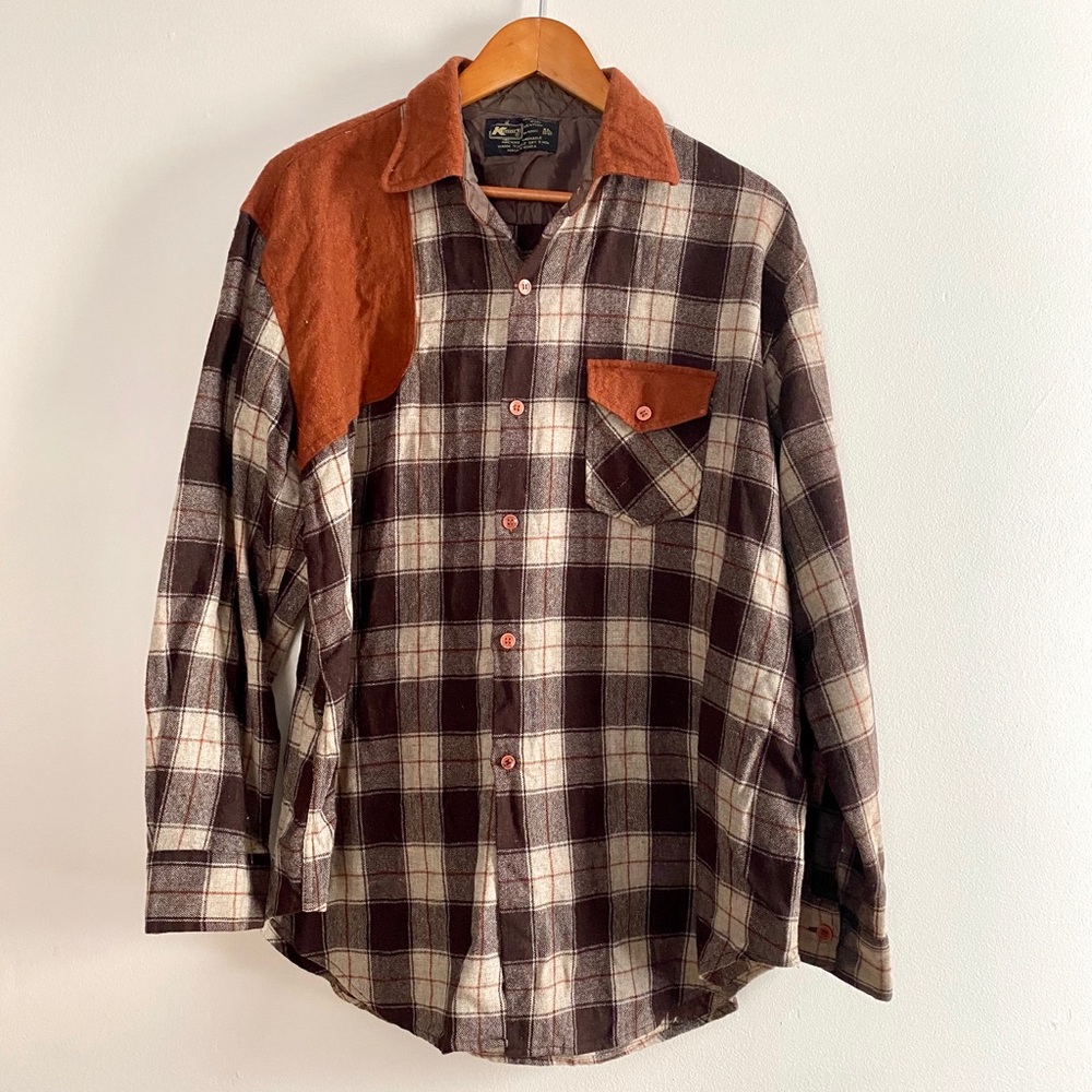 Vintage Patchwork Flannel patchwork wool blend